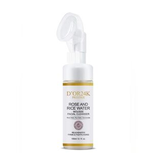 D’OR24K Rose & Rice Water – Mousse Facial Cleanser